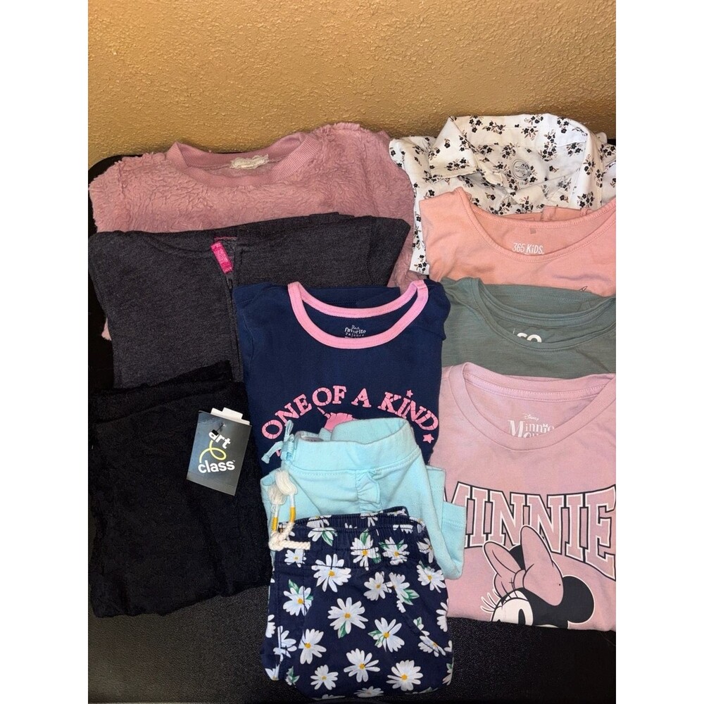 Girls Assorted Clothing Lot Mix Brand Tops Bottoms Size 8